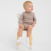 Боди-водолазка детская MINAKU, цвет коричневый, рост 80-86 см Боди-водолазка детская MINAKU, цвет коричневый, рост 80-86 см