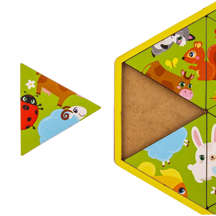 Головоломка «Запоминаем животных», пасьянс Головоломка «Запоминаем животных», пасьянс