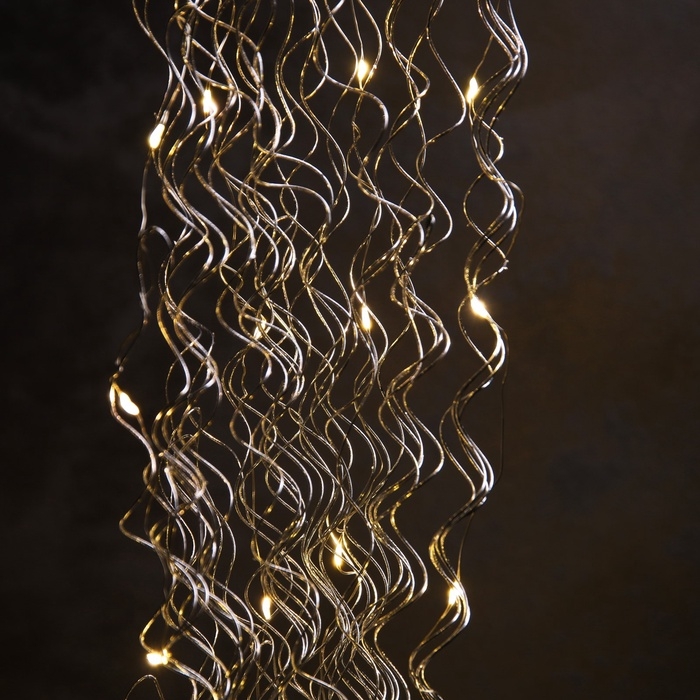 Светодиодная фигура «Ветвь» 80х20х3 см, 30 LED, батарейки АAх3 (не в комплекте), свечение теплое белое Светодиодная фигура «Ветвь» 80х20х3 см, 30 LED, батарейки АAх3 (не в комплекте), свечение теплое белое