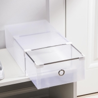 Короб для хранения выдвижной Доляна, 31&times;20&times;11 см, цвет белый