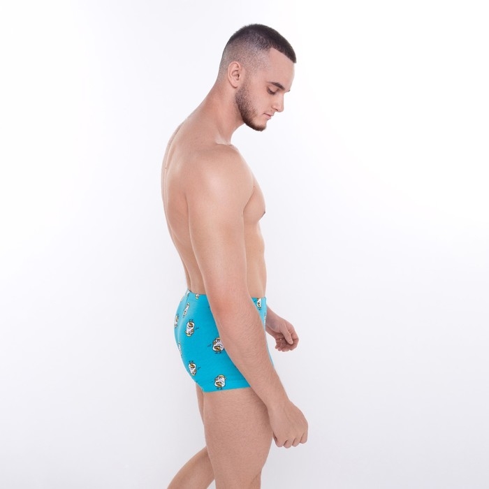 Трусы мужские боксеры «Гуси», цвет голубой, размер 54 (XXL) Трусы мужские боксеры «Гуси», цвет голубой, размер 54 (XXL)