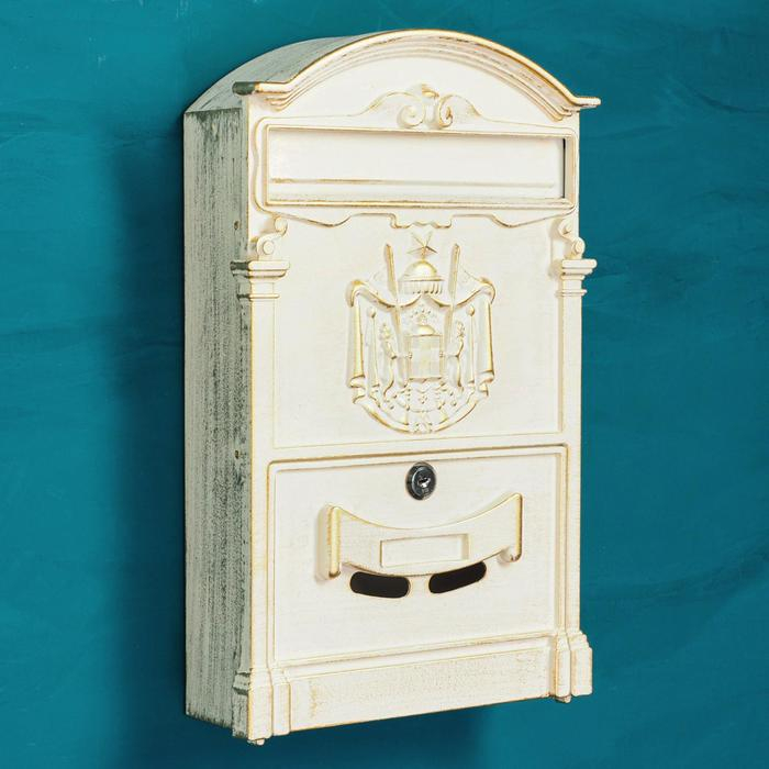 Ящик почтовый №4010В, Антик белый Ящик почтовый №4010В, Антик белый