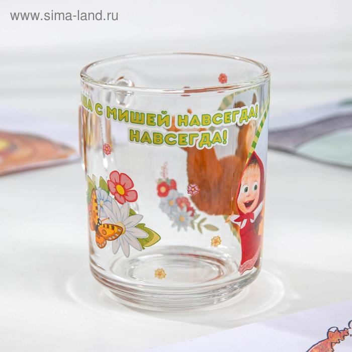 Набор посуды детский &laquo;Маша и Медведь. Добрый день&raquo;, 3 предмета: кружка 250 мл, салатник d=13 см, тарелка d=19,5 см