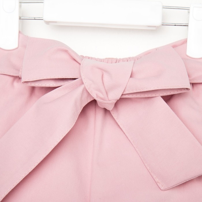 Шорты для девочки с поясом KAFTAN, размер 32 (110-116), цвет пудра