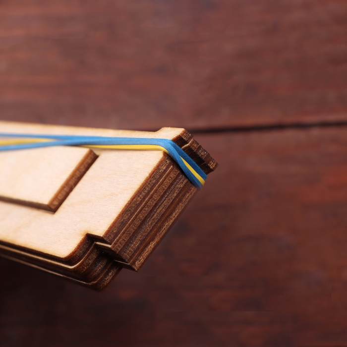 Сувенирное оружие Сувенирное оружие"Резинкострел", собранный 21x12 см