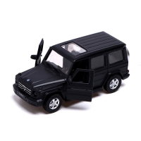 Машина металлическая MERCEDES-BENZ G350D, 1:42, инерция, открываются двери, цвет чёрный Машина металлическая MERCEDES-BENZ G350D, 1:42, инерция, открываются двери, цвет чёрный