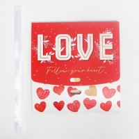 Коробка подарочная складная, упаковка, &laquo;LOVE&raquo;, 16.5 х 12.5 х 5 см