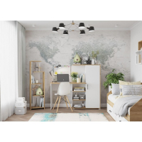 Стол компьютерный Лайт, 1420х356х1282, Белый/Дуб золотой Стол компьютерный Лайт, 1420х356х1282, Белый/Дуб золотой