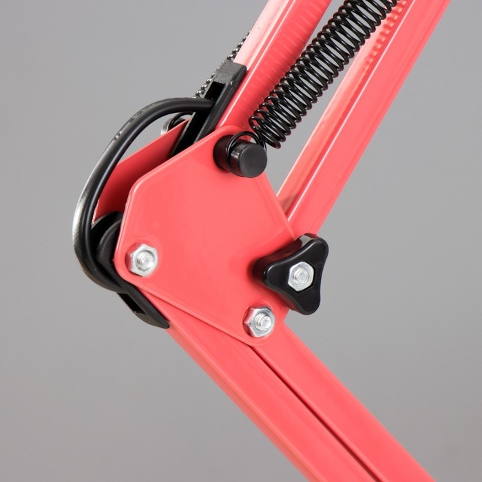 Настольная лампа "Джуни" Е27 40Вт розовый 16х16х90 см RISALUX