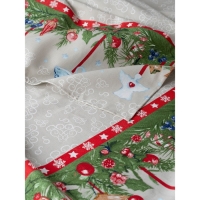 Скатерть Зимние чудеса (12с23) 145х145см, рогожка 170г/м, хл100% Скатерть Зимние чудеса (12с23) 145х145см, рогожка 170г/м, хл100%
