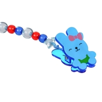 Держатель для соски - пустышки &laquo;Зайка&raquo;, цвет синий