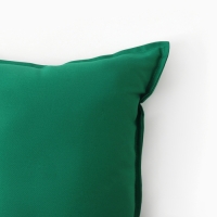 Подушка Этель, 45х45+1 см, изумруд, 100% хлопок Подушка Этель, 45х45+1 см, изумруд, 100% хлопок