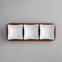 Блюдо &laquo;Орхидея&raquo;, фарфор, Иран