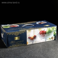 Набор стеклянных салатников &laquo;Облака&raquo;, 7 предметов: 1 шт 18&times;9 см, 6 шт 10&times;6 см