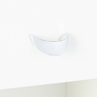 Пенал для ванной комнаты узкий "Вега 16" белый, 200 см х 20 см х 20 см