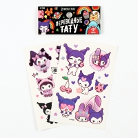 Переводные тату «Злой кролик», 2 листа Переводные тату «Злой кролик», 2 листа