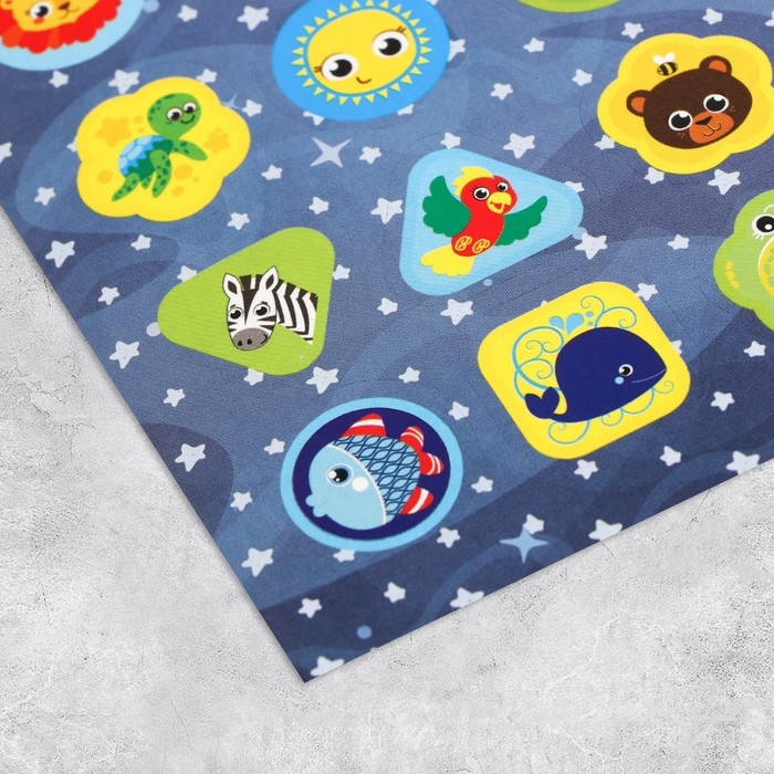 Наклейки детские, альбом 8 листов, &laquo;Милые зверушки&raquo;, 11 х 16 см