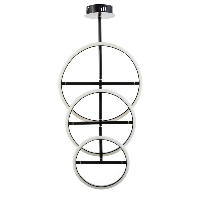 Люстра Люстра "Селли" 3хLED 88Вт 4000К черно-золотой 73х40х40 см BayerLux