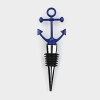 Пробка для бутылки &laquo;Якорь&raquo;, цвет синий