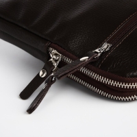 Сумка мужская TEXTURA, через плечо, натуральная кожа, цвет тёмно-коричневый Сумка мужская TEXTURA, через плечо, натуральная кожа, цвет тёмно-коричневый