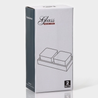 Менажница стеклянная Magistro «Званый прием», 2 секции, 250 мл, 22,5×10,3×6 см Менажница стеклянная Magistro «Званый прием», 2 секции, 250 мл, 22,5×10,3×6 см