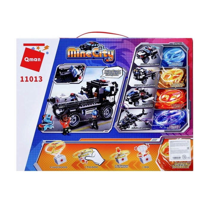 Конструктор Полиция &laquo;Штурмовой грузовик&raquo;, 352 детали и 3 минифигуры