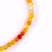 Бусины из натурального камня &laquo;Жёлтый агат&raquo; набор 90 шт., размер 1 шт. &mdash; 4 мм