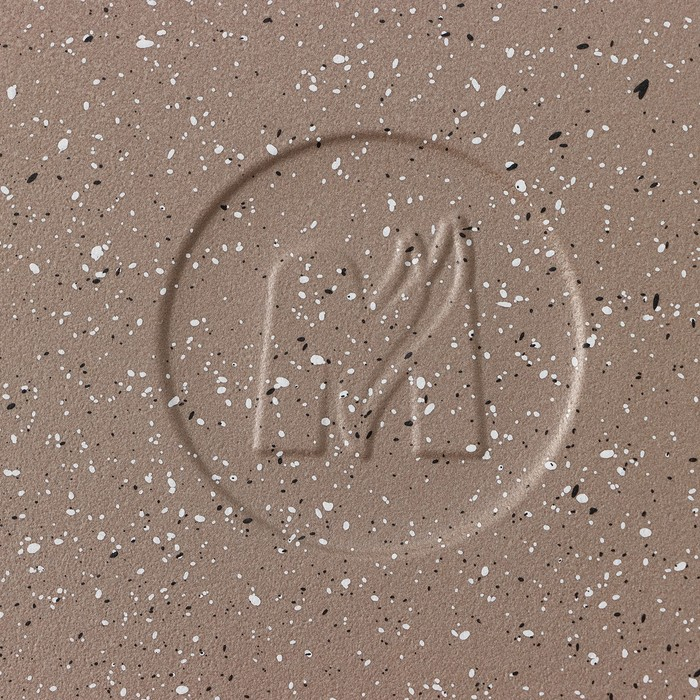 Сковорода блинная &laquo;Гранит Brown&raquo;, d=20 см, пластиковая ручка, антипригарное покрытие, цвет коричневый