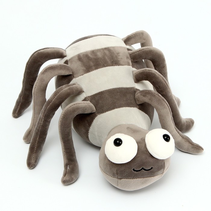 Мягкая игрушка &laquo;Паук&raquo;, 27 см, цвет серый