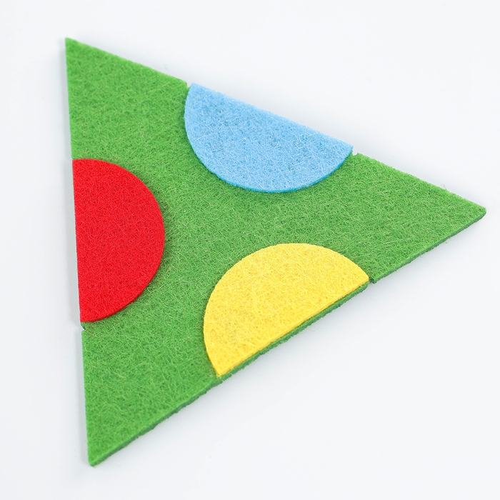 Счётный материал из фетра &laquo;Головоломка. Тримино&raquo;