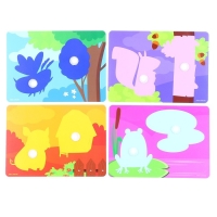 Развивающая игра на липучках &laquo;Изучаем животных. Кто  где живет?&raquo;