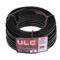 Кабель "ULC" ВВГ-Пнг(A), сечение 2х2.5 мм2, 50 м, ГОСТ, чёрный