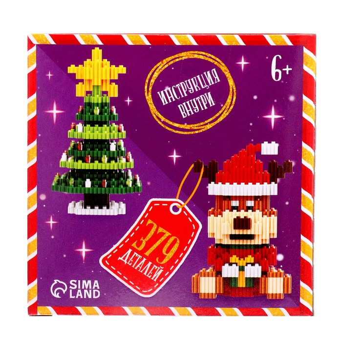 Конструктор Mini Blocks &laquo;Олень&raquo;, 379 деталей