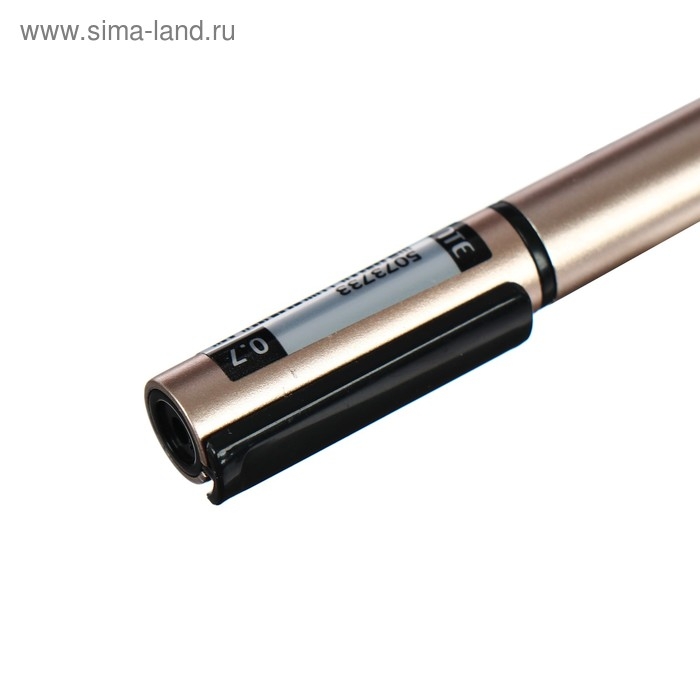 Ручка шариковая deVENTE My Gold 0,7 мм, ультрагладкое письмо, синие чернила, масляная основа, золотой корпус Ручка шариковая deVENTE My Gold 0,7 мм, ультрагладкое письмо, синие чернила, масляная основа, золотой корпус