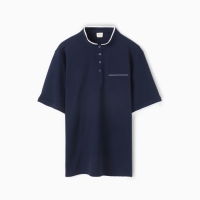 Футболка (поло) мужская MINAKU REGULAR FIT: цвет тёмно-синий, р-р 54