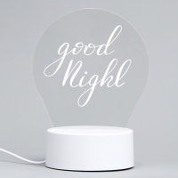 Светильник &laquo;Пара&laquo; с маркером , 18 х 13,5 см, модель GMN-0003.