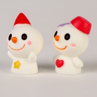 Новый год! Миниатюра кукольная &laquo;Снеговики&raquo;, набор 2 шт., размер 1 шт. &mdash; 2,5 &times; 4 &times; 2,5 см