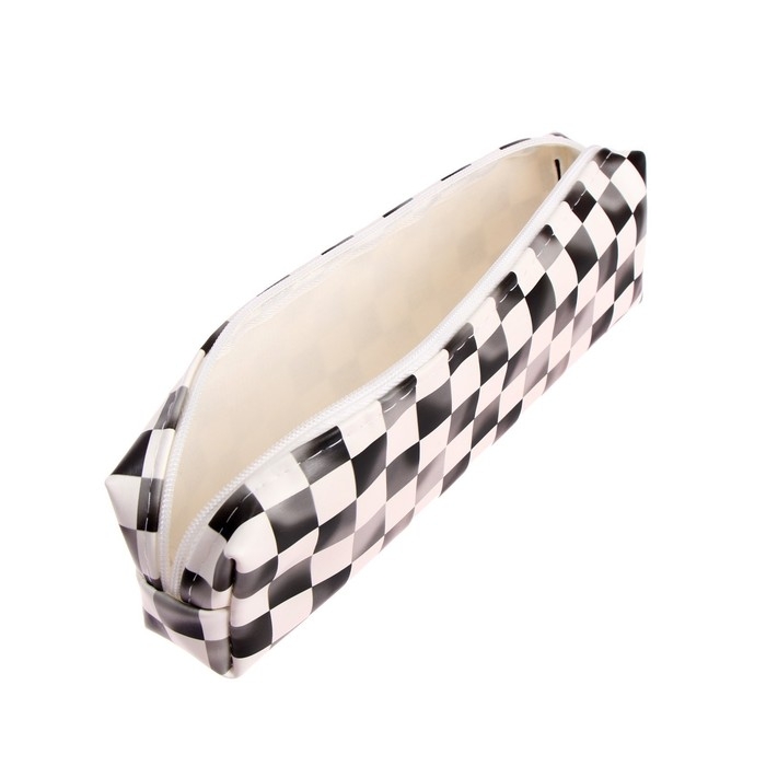 Пенал школьный на молнии Шахматка Пенал школьный на молнии Шахматка", МИКС