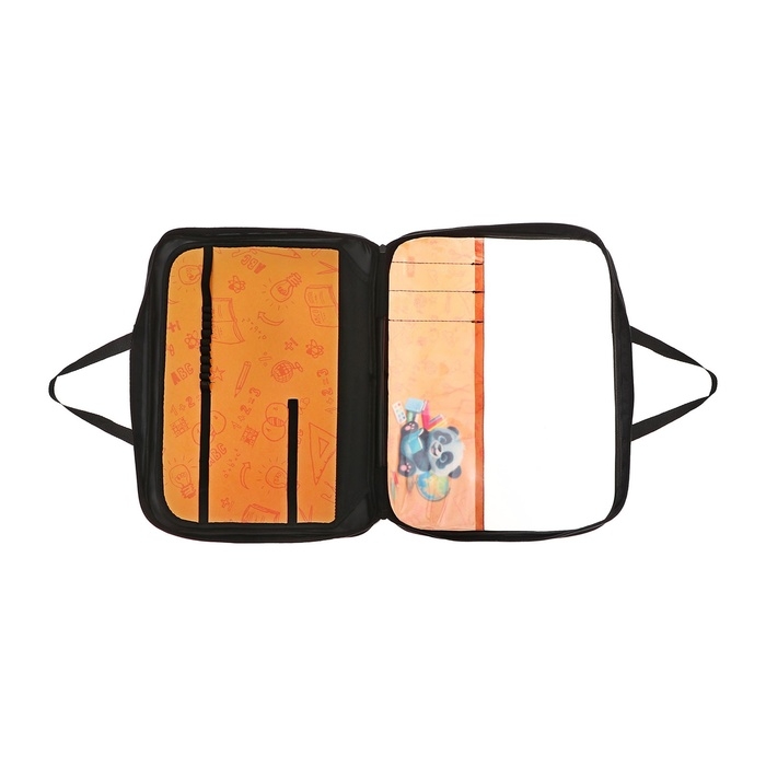 Папка для труда А4, 335 х 260 х 60 мм, с ручками текстиль, ПВХ, 13 предметов Папка для труда А4, 335 х 260 х 60 мм, с ручками текстиль, ПВХ, 13 предметов "Панда"