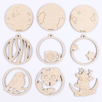 Новогодняя роспись по дереву &laquo;Новый год! Подвески на ёлочку&raquo;