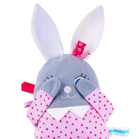 Развивающая мягкая игрушка &laquo;Мой Зайчик&raquo; с погремушкой