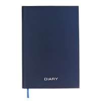 Ежедневник недатированный A5, 160 листов, Attomex. Orion, твёрдая обложка из бумвинила с поролоном, ляссе, блок 70 г/м2, синий Ежедневник недатированный A5, 160 листов, Attomex. Orion, твёрдая обложка из бумвинила с поролоном, ляссе, блок 70 г/м2, синий