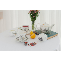 Сахарница &laquo;Безумное чаепитие&raquo;, 490 мл, с крышкой