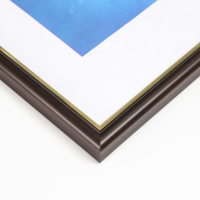 Фоторамка пластик "Гамма" 30х40 см, венге