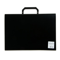 Папка-портфель А4 Calligrata, 6 отделений, 700мкм, до 300 листов, чёрная Папка-портфель А4 Calligrata, 6 отделений, 700мкм, до 300 листов, чёрная