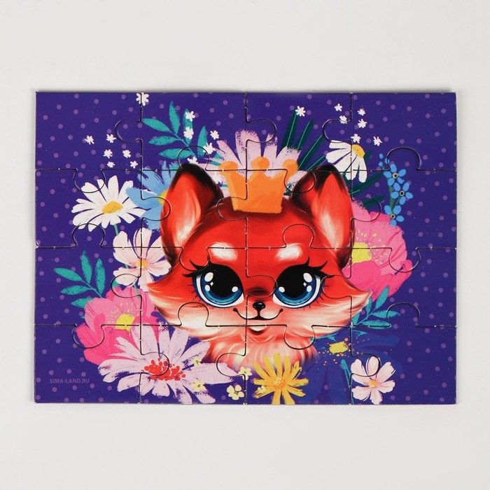 Пазлы с мягкой игрушкой &laquo;Лиса&raquo;