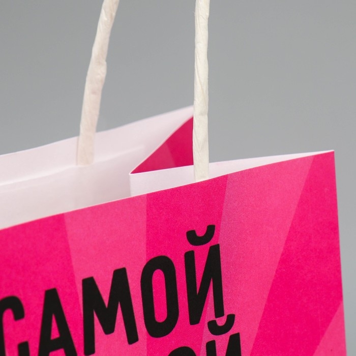 Пакет подарочный крафтовый, упаковка, &laquo;Цыпочка&raquo;, 12 х 21 х 9 см