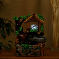 Фонтан "Тихое место, домик" 16х19х26 см (с подсветкой) Фонтан "Тихое место, домик" 16х19х26 см (с подсветкой)