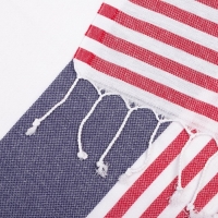 Пештемаль для пляжа, бани, сауны &laquo;Фортуна&raquo; 100х180 см, синий