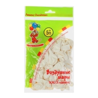 Шар латексный 5", водяные бомбочки, пастель, набор 100 шт., цвет белый Шар латексный 5", водяные бомбочки, пастель, набор 100 шт., цвет белый